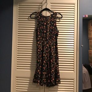 J. Crew Mercantile Drapey Ruched-Waist Dress